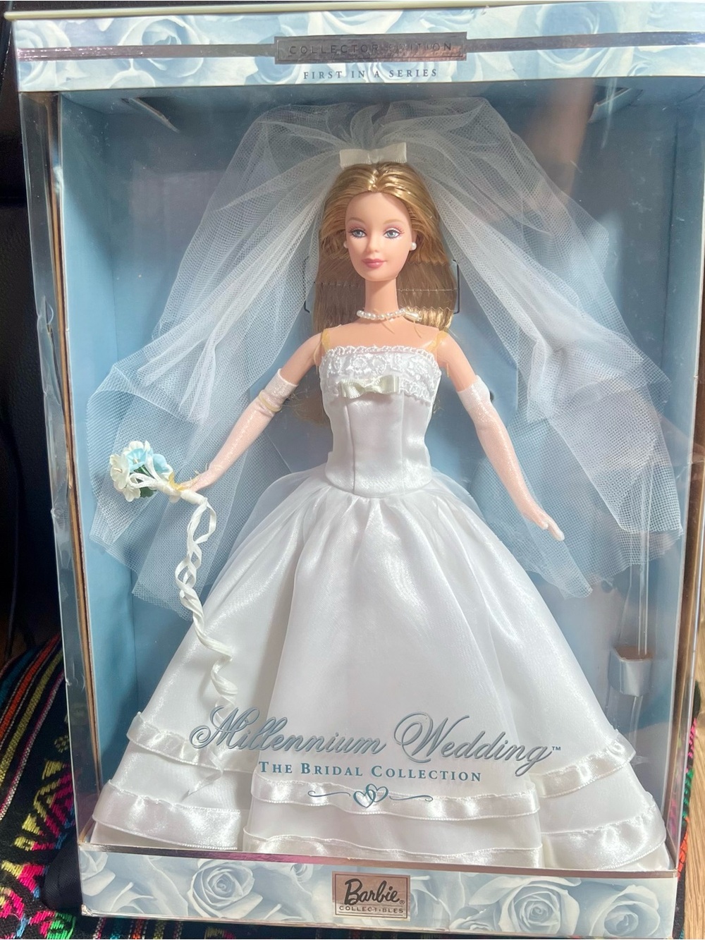 Barbie White Bridal Gown Doll with Veil - Barbie Millennium Wedding 1999